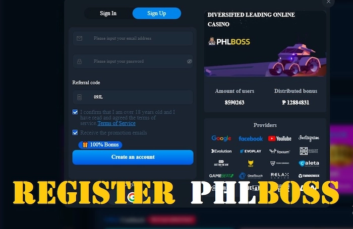 Register PHLBOSS - 3 Simple Registration Steps